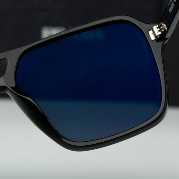Prada Women Sunglasses Black Green Polarized Pilot PR20YS 1AB03R NEW AUTHENTIC main image 6